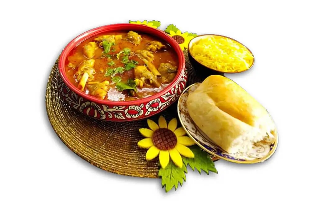 Paya with naan
